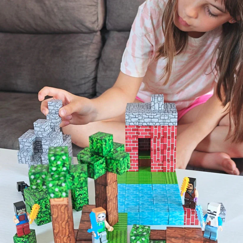  activité enfant sans écran blocs magnétiques éducatifs