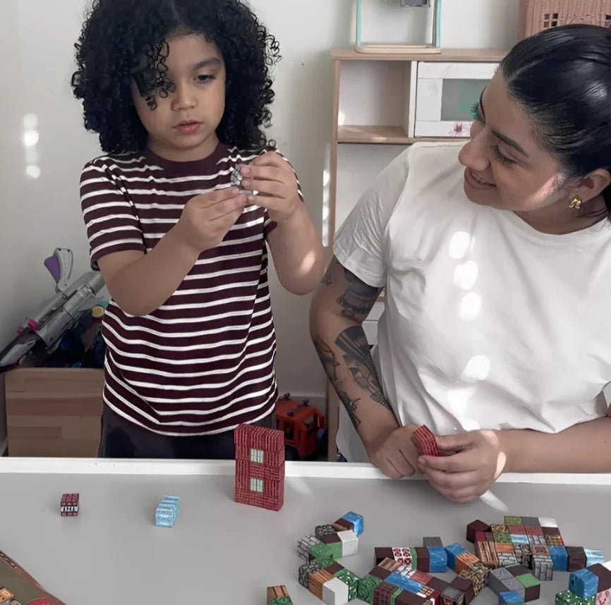 blocs magnétiques éducatifs pour enfants jouet créatif STEM