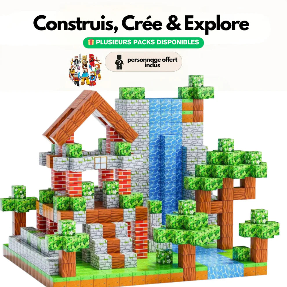 jeu de construction magnétique pour enfants développement créativité