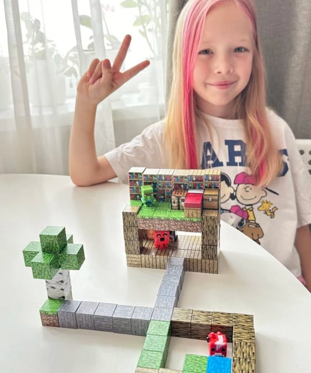 jouet éducatif STEM pour enfants blocs magnétiques créatifs
